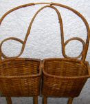 Porte-courrier / vide poches en osier