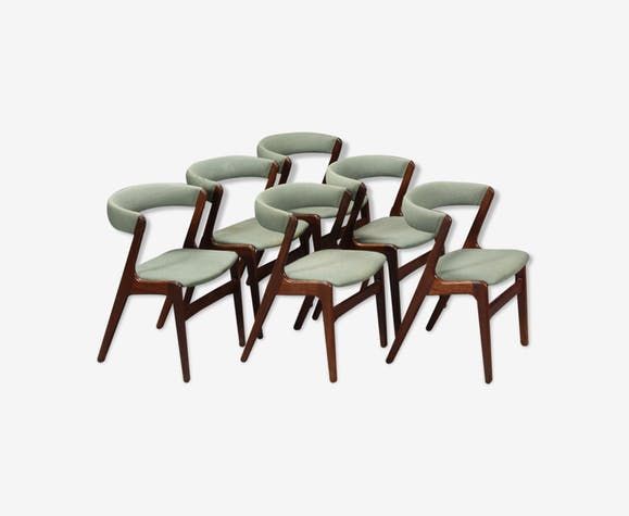 6 Chaises De Salle A Manger En Teck Luckyfind