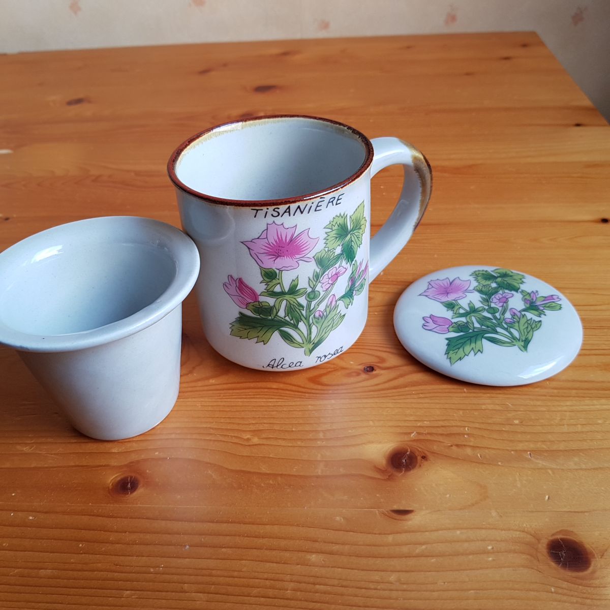 Tisanière tasses, porcelaine de Chine