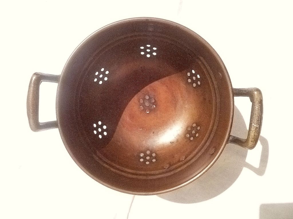 Passoire en cuivre vintage 5.5 Inch paslander petite passoire décor  primitif de cuisine passoire de cuisine passoire de cuisine bol de  cueillette de baies -  France