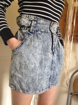 Jupe en jean Acide