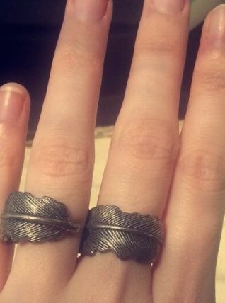 Bague plume