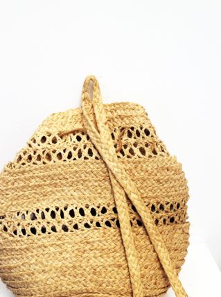 Sac à dos en paille