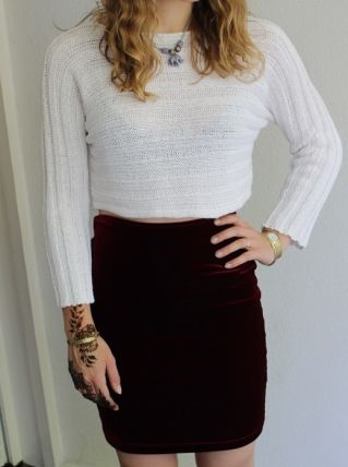 pull crop top vintage
