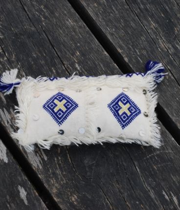 Pochette amazigh blanche
