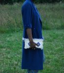 Pochette amazigh blanche