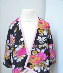 Poncho fleurie 2/4 ans