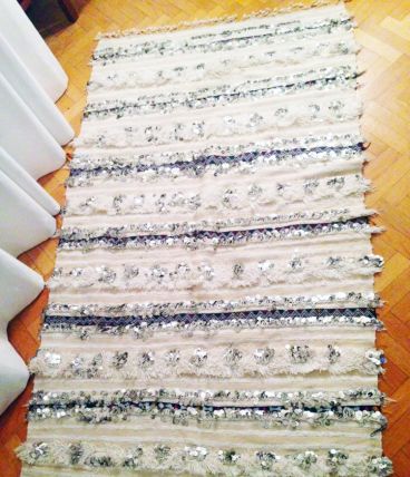 Tapis Handira marocain 