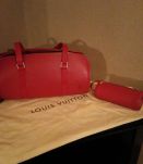 Sac Louis Vuitton épi rouge 