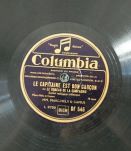 Vinyle 78 tours Columbia DF 546, Marc-Hévy&amp;Camus - Le Capitaine est Bon Garçon + Malade !!!