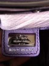 SAC DIOR CUIR AUTRUCHE EDITION LIMITEE 