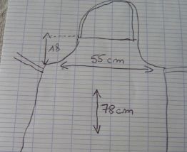 Tablier ancien en lin