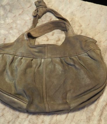 Sac Comptoir des Cotonniers Cuir - Gris Irisé