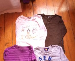 Lot 4 t-shirts 8 ans