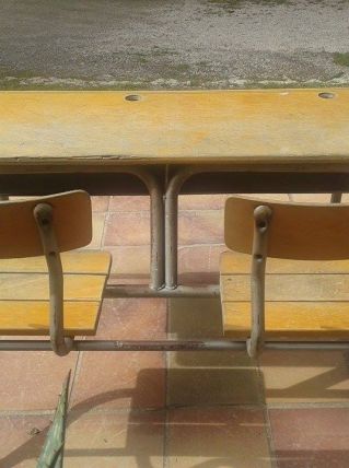Bureau écolier 2 places