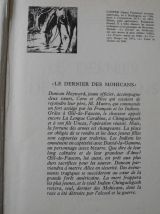 Livre "Le dernier des Mohicans" d'après Fenimore COOPER