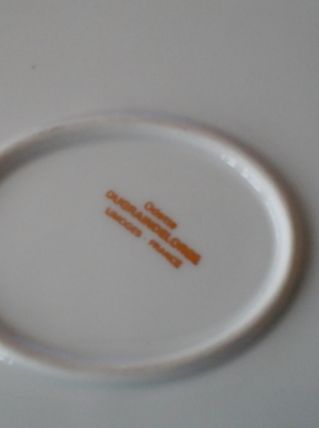 Plat a poisson en porcelaine