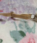 Noeud papillon coton blanc vintage