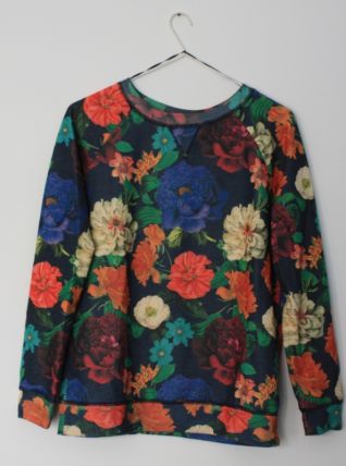 Sweat fleuri 