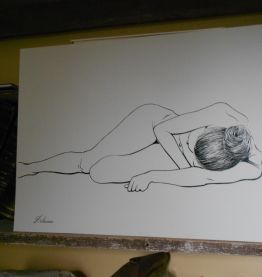 dessin d'art Delacoux