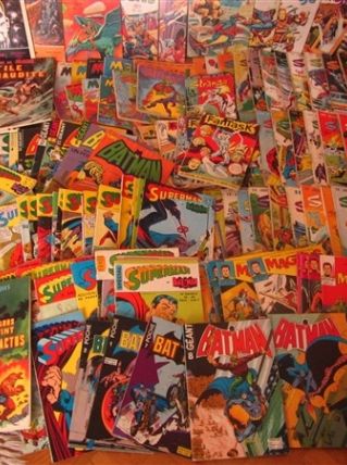 VEND LOT DE 138 BD COMICS TOUS ORIGINAUX 