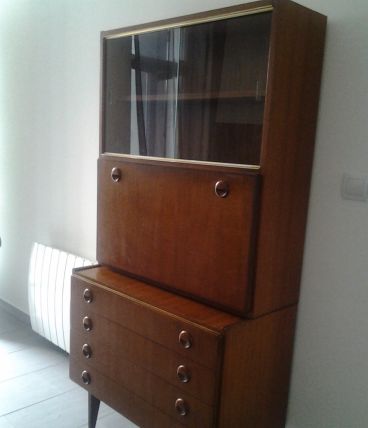secretaire teck scandinave