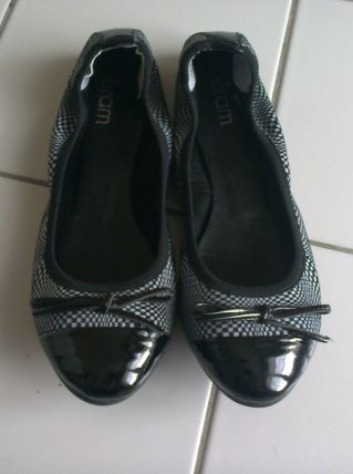 ballerine noir et blanc