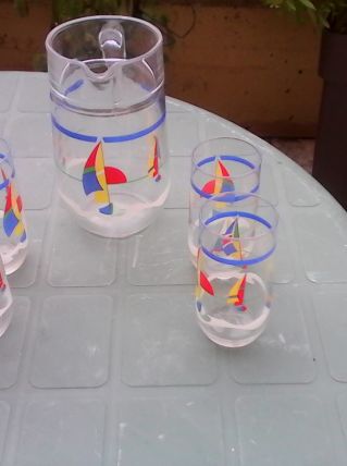 Carafe et verres