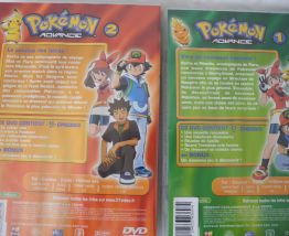 2 DVD Pokémon Advance 1 et 2
