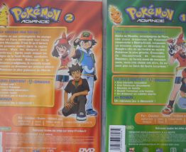 2 DVD Pokémon Advance 1 et 2