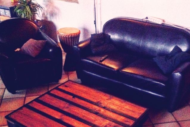 Table basse Industrielle palette