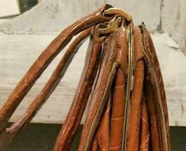 sac vintage en cuir veritable
