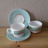 2 tasses et soucoupes 
