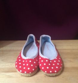 Espadrilles à pois 