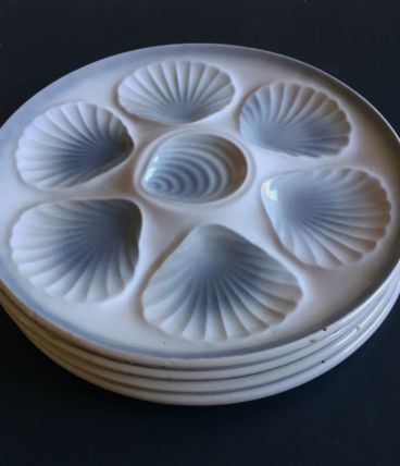 Assiettes à huitres Moulin des Loups