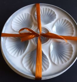 Assiettes à huitres Moulin des Loups