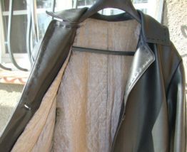 manteau ancien en cuir T 42-44