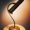 Lampe de Bureau Chrome Doré. Année 50