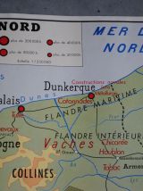 Carte scolaire Rossignol Nord et Est de la France