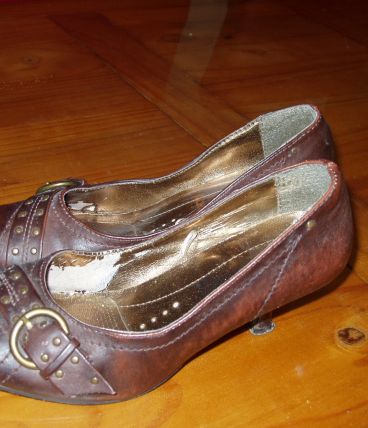 chaussures marrons