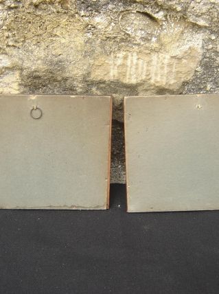 deux petits cadres vintage