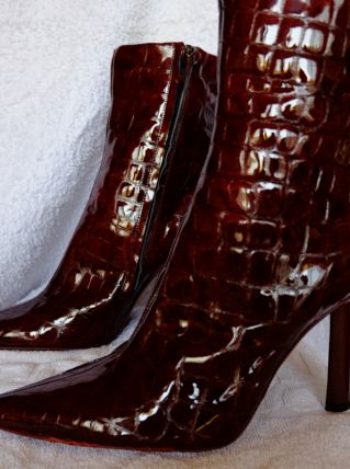 BOTTINES CUIR VERNI T 37/7 Maxazaria