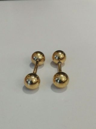 Paire de boutons de manchette '80