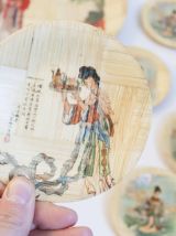 vaisselles bambou gravure chinoises