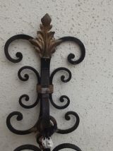 ancienne applique fer forgé