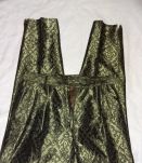 Tailleur pantalon brocard vert François FAVEL 40