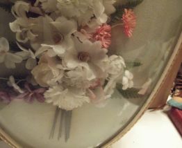fleurs sous cadre vinage