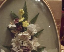 fleurs sous cadre vinage