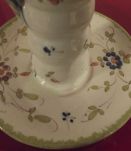 paire bougeoirs vintage