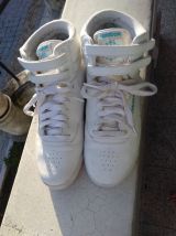 Reebok blanches montantes retro